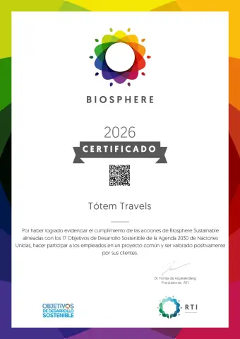 Certificación Biosphere Sustainable Totem Travels